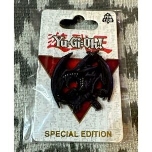 | KONAMI Yugioh Red-eyes B. Dragon  SPECIAL EDITION Pin Club New Sealed  |